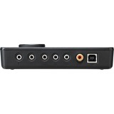 ASUS Xonar U5 5.1 canales USB, Tarjeta de sonido negro, 5.1 canales, 24 bit, 104 dB, USB, Minorista