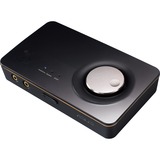 ASUS Xonar U7 MKII USB, Tarjeta de sonido negro, 24 bit, 114 dB, USB