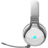 Corsair Virtuoso RGB Auriculares Diadema Conector de 3,5 mm USB tipo A Blanco, Auriculares para gaming blanco/Plateado, Auriculares, Diadema, Juego, Blanco, Binaural, Negro