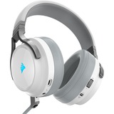 Corsair Virtuoso RGB Auriculares Diadema Conector de 3,5 mm USB tipo A Blanco, Auriculares para gaming blanco/Plateado, Auriculares, Diadema, Juego, Blanco, Binaural, Negro