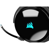 Corsair Virtuoso RGB Auriculares Diadema Conector de 3,5 mm USB tipo A Carbono, Auriculares para gaming carbón/Negro, Auriculares, Diadema, Juego, Carbono, Binaural, Negro