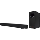 Creative Sound BlasterX Katana Negro 2.1 canales 75 W, Barra de sonido negro, 2.1 canales, 75 W, Dolby Digital 5.1, 150 W, 45 W, 3,3 cm (1.3")