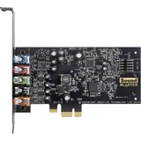 Creative Sound Blaster Audigy FX 5.1 canales PCI-E x1, Tarjeta de sonido 5.1 canales, 24 bit, 106 dB, PCI-E x1, Minorista