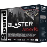 Creative Sound Blaster Audigy Rx Interno 7.1 canales PCI-E, Tarjeta de sonido 7.1 canales, Interno, 24 bit, 106 dB, PCI-E