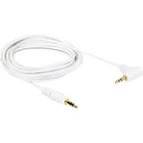 DeLOCK 2m 3.5mm M/M cable de audio 3,5mm Blanco blanco, 3,5mm, Macho, 3,5mm, Macho, 2 m, Blanco
