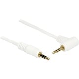 DeLOCK 2m 3.5mm M/M cable de audio 3,5mm Blanco blanco, 3,5mm, Macho, 3,5mm, Macho, 2 m, Blanco