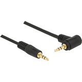DeLOCK 5m 3.5mm M/M cable de audio 3,5mm Negro negro, 3,5mm, Macho, 3,5mm, Macho, 5 m, Negro