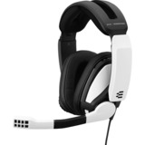 EPOS | Sennheiser GSP 301 Auriculares Diadema Negro, Blanco Conector de 3,5 mm, Auriculares para gaming negro/blanco, Auriculares, Diadema, Juego, Negro, Blanco, Binaural, Giratorio