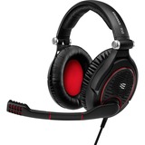 EPOS | Sennheiser Game Zero Auriculares Diadema Negro, Rojo Conector de 3,5 mm, Auriculares para gaming negro, Auriculares, Diadema, Juego, Negro, Rojo, Binaural, Giratorio