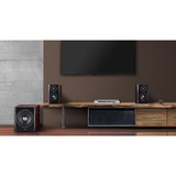 Edifier S350DB conjunto de altavoces 150 W Negro, Madera 2.1 canales, Altavoz marrón, 2.1 canales, 150 W, Universal, Negro, Madera, Madera, Inalámbrico