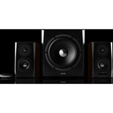 Edifier S350DB conjunto de altavoces 150 W Negro, Madera 2.1 canales, Altavoz marrón, 2.1 canales, 150 W, Universal, Negro, Madera, Madera, Inalámbrico