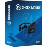 Elgato Wave Shock Mount, Soporte negro, Suspensión elástica para micrófono, Negro, Caucho, Acero, 11,5 cm, 32 mm, 135 mm