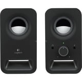 Logitech 980-000814 altavoz Negro Alámbrico 3 W, Altavoces de PC negro, 2.0 canales, Alámbrico, 3 W, Negro