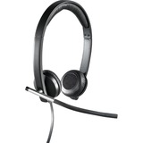 Logitech 981-000519 auricular y casco Auriculares Alámbrico Diadema Oficina/Centro de llamadas USB tipo A Negro, Plata, Auriculares con micrófono negro, Alámbrico, Oficina/Centro de llamadas, 50 - 10000 Hz, 120 g, Auriculares, Negro, Plata