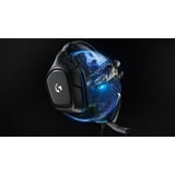 Logitech G432 Auriculares Diadema Conector de 3,5 mm Negro, Azul, Auriculares para gaming negro/Azul, Auriculares, Diadema, Juego, Negro, Azul, Binaural, Alámbrico