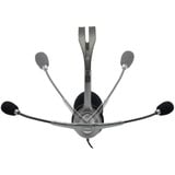Logitech H111 Auriculares Alámbrico Diadema Oficina/Centro de llamadas Negro, Auriculares con micrófono gris, Alámbrico, Oficina/Centro de llamadas, 20 - 20000 Hz, 74 g, Auriculares, Negro