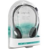 Logitech H111 Auriculares Alámbrico Diadema Oficina/Centro de llamadas Negro, Auriculares con micrófono gris, Alámbrico, Oficina/Centro de llamadas, 20 - 20000 Hz, 74 g, Auriculares, Negro