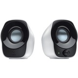 Logitech LGT-Z120 Altavoces, Altavoces de PC blanco, 2.0 canales, Alámbrico, 1,2 W, Blanco