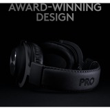 Logitech Pro X Auriculares Diadema Negro, Auriculares para gaming negro, Auriculares, Diadema, Juego, Negro, Binaural, Giratorio