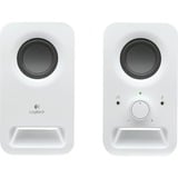 Logitech Z150 Blanco Alámbrico 3 W, Altavoces de PC blanco, 2.0 canales, Alámbrico, 3 W, Blanco