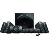 Logitech Z906 500 W Negro 5.1 canales, Altavoces de PC negro, 5.1 canales, 500 W, Universal, Negro, 1000 W, IR, Minorista