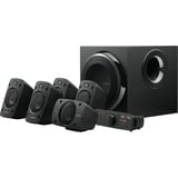 Logitech Z906 500 W Negro 5.1 canales, Altavoces de PC negro, 5.1 canales, 500 W, Universal, Negro, 1000 W, IR, Minorista