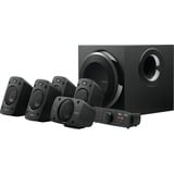 Logitech Z906 conjunto de altavoces 500 W Universal Negro 5.1 canales 67 W, Altavoces de PC negro, 5.1 canales, 500 W, Universal, Negro, 1000 W, IR, Minorista