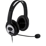 Microsoft LifeChat LX-3000 Auriculares Diadema Negro, Auriculares con micrófono negro, Auriculares, Diadema, Llamadas y música, Negro, Binaural, 1,981 m, Minorista