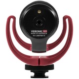 Rode Microphones VideoMic GO, Micrófono negro/Rojo