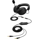 Sharkoon B1 Auriculares Diadema Conector de 3,5 mm Negro, Auriculares para gaming negro, Auriculares, Diadema, Juego, Negro, Binaural, 2,55 m