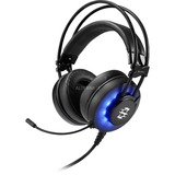 Sharkoon SKILLER SGH2 Auriculares Diadema Negro, Auriculares para gaming negro, Auriculares, Diadema, Juego, Negro, Binaural, 2,5 m