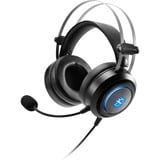 Sharkoon Skiller SGH30 Auriculares Diadema Negro, Auriculares para gaming negro, Auriculares, Diadema, Juego, Negro, Binaural, Giratorio