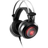 Sharkoon Skiller SGH30 Auriculares Diadema Negro, Auriculares para gaming negro, Auriculares, Diadema, Juego, Negro, Binaural, Giratorio