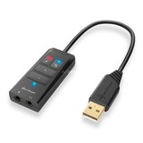 Sharkoon Skiller SGH3, Auriculares para gaming negro, Auriculares, Diadema, Juego, Negro, Titanio, Binaural, Caja de control en cable