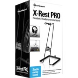 Sharkoon X-Rest PRO Soporte pasivo Auriculares, Auriculares Negro negro, Auriculares, Auriculares, Soporte pasivo, Interior, Negro