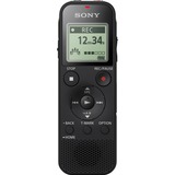 Sony ICD-PX470 dictáfono Memoria interna y tarjeta de memoria Negro negro, 159 h, Modulación de código de pulso lineal (LPCM), LPCM,MP3,WMA, 50 - 20000 Hz, 48 - 192 Kbit/s, 4096 MB