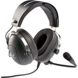 Thrustmaster T.Flight U.S. Air Force Edition Auriculares Alámbrico Diadema Juego Negro, Auriculares para gaming gris/metálico, Alámbrico, Juego, 650 g, Auriculares, Negro