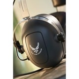Thrustmaster T.Flight U.S. Air Force Edition Auriculares Diadema Negro, Auriculares para gaming gris/metálico, Auriculares, Diadema, Juego, Negro, Binaural, Giratorio