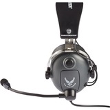 Thrustmaster T.Flight U.S. Air Force Edition Auriculares Diadema Negro, Auriculares para gaming gris/metálico, Auriculares, Diadema, Juego, Negro, Binaural, Giratorio