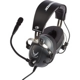 Thrustmaster T.Flight U.S. Air Force Edition Auriculares Diadema Negro, Auriculares para gaming gris/metálico, Auriculares, Diadema, Juego, Negro, Binaural, Giratorio