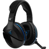 Turtle Beach Stealth 700 - PS4 Auriculares Diadema Negro, Auriculares para gaming negro/Azul, Auriculares, Diadema, Juego, Negro, Binaural, Inalámbrico