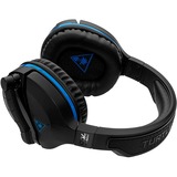 Turtle Beach Stealth 700 - PS4 Auriculares Diadema Negro, Auriculares para gaming negro/Azul, Auriculares, Diadema, Juego, Negro, Binaural, Inalámbrico