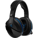 Turtle Beach Stealth 700 - PS4 Auriculares Diadema Negro, Auriculares para gaming negro/Azul, Auriculares, Diadema, Juego, Negro, Binaural, Inalámbrico