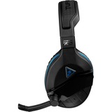 Turtle Beach Stealth 700 - PS4 Auriculares Diadema Negro, Auriculares para gaming negro/Azul, Auriculares, Diadema, Juego, Negro, Binaural, Inalámbrico