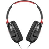 Turtle Beach TB043101 Binaural Diadema Negro, Rojo auricular con micrófono, Auriculares para gaming negro, Consola de juegos, Binaural, Diadema, Negro, Rojo, Espuma, Imitación piel, Xbox One, PlayStation 4