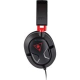 Turtle Beach TB043101 Binaural Diadema Negro, Rojo auricular con micrófono, Auriculares para gaming negro, Consola de juegos, Binaural, Diadema, Negro, Rojo, Espuma, Imitación piel, Xbox One, PlayStation 4