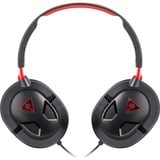 Turtle Beach TB043101 Binaural Diadema Negro, Rojo auricular con micrófono, Auriculares para gaming negro, Consola de juegos, Binaural, Diadema, Negro, Rojo, Espuma, Imitación piel, Xbox One, PlayStation 4