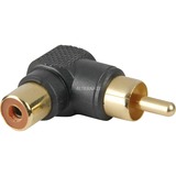 goobay 11685 cambiador de género para cable RCA Negro, Oro, Adaptador negro, RCA, RCA, Negro, Oro