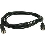 goobay 7000937 cable de audio 3 m 3,5mm Negro, Cable alargador negro, 3,5mm, Macho, 3,5mm, Macho, 3 m, Negro