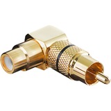 goobay A 196 B RCA Oro, Adaptador RCA, RCA, Oro